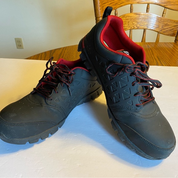 Reebok Men's Sublite Composite Toe Cushion Lace Up Athletic 11.5 W Work Shoe - Picture 1 of 8